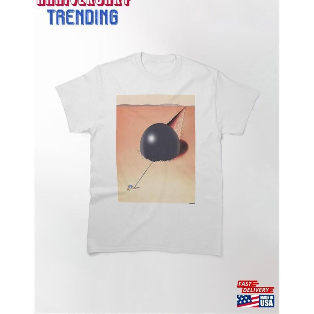 Famous Paintings By Guy Billout 1941 France Classic Tshirt Retro
